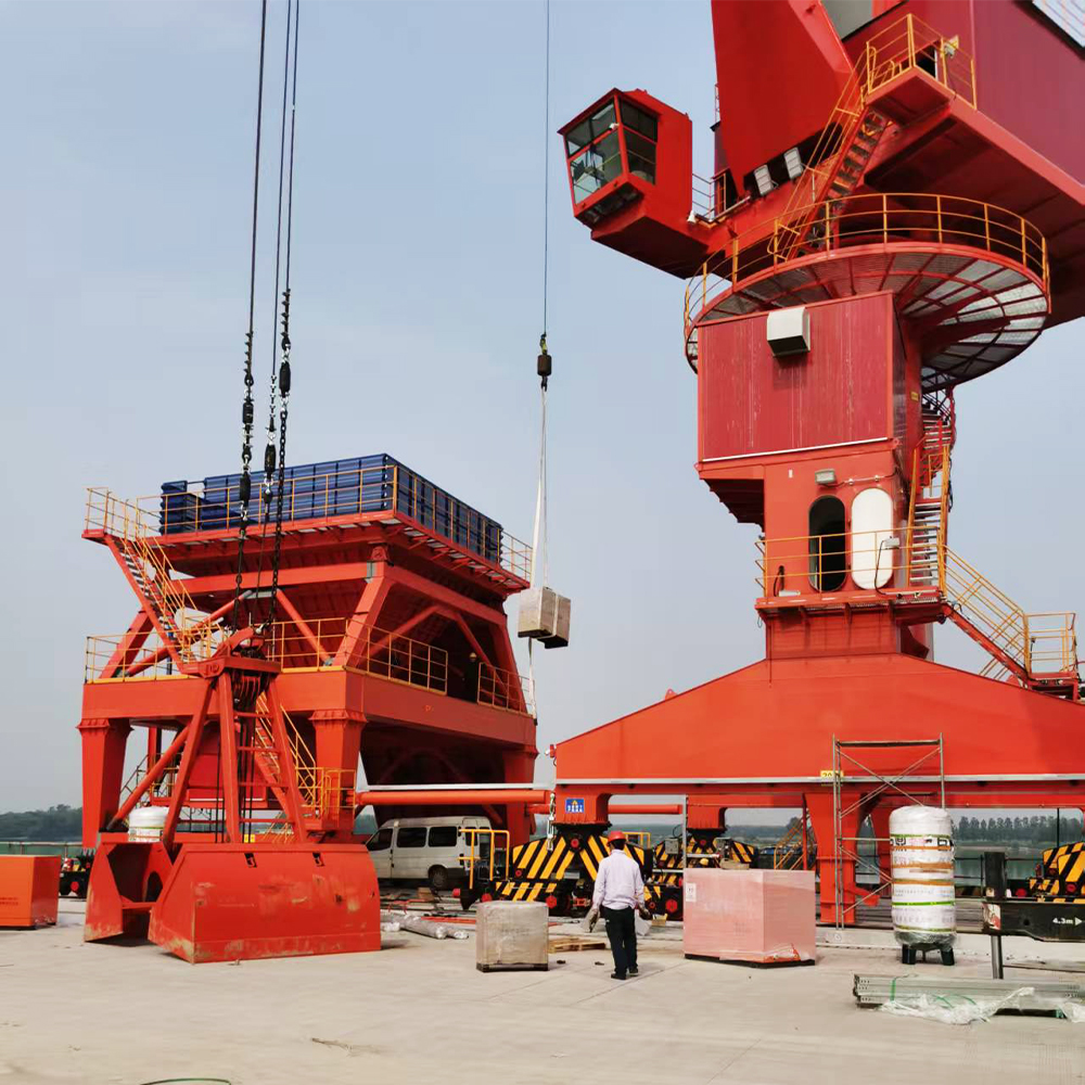 MQ2530抓斗起重機(jī)及除塵料斗